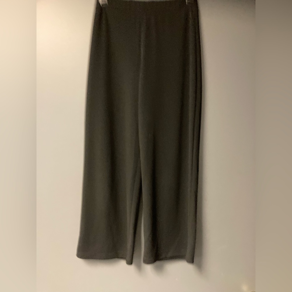 Vintage Vol. 1 black 100% poly stretch elastic waist pant.
